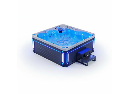 Spa-Bad Whirlpool Blubberbad Hydromassagewanne Whirlwanne 210x210 cm