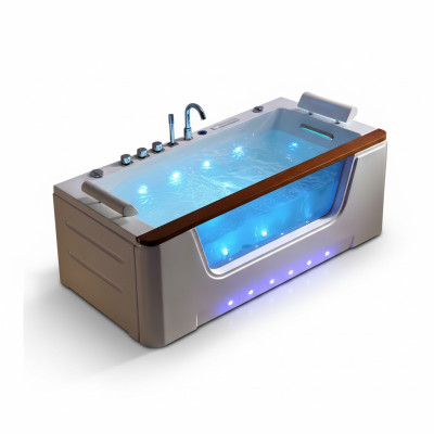Whirlpool Badewanne Relaxpool Hydromassagewanne Sprudelbad 183x90 cm