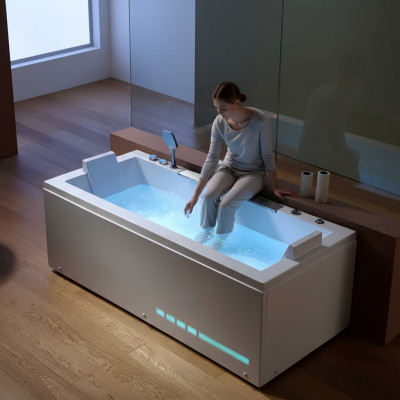 Whirlpool Blubberbad Hydromassagewanne Badewanne  Whirlwanne 190x90 cm