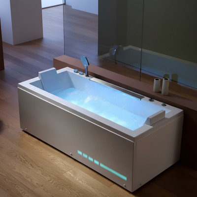 Whirlpool Blubberbad Hydromassagewanne Badewanne  Whirlwanne 190x90 cm