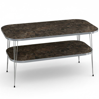 Eleganter brauner Couchtisch aus Holz für modernes Wohnzimmer
