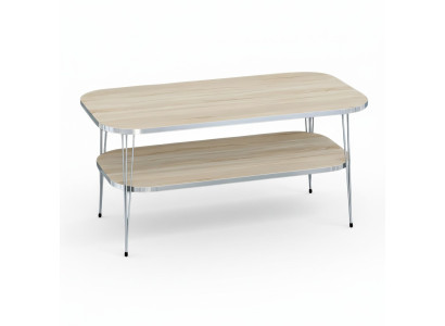 Eleganter brauner Couchtisch aus Holz mit stilvollem Design