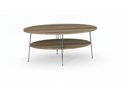Eleganter brauner Couchtisch aus Holz mit stilvollem Design