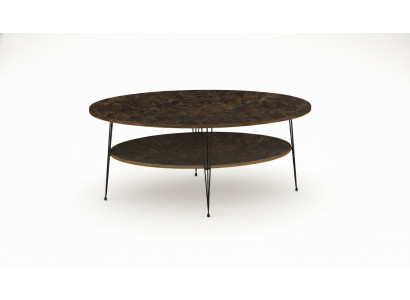 Eleganter Couchtisch aus Holz in Braun für modernes Wohnzimmer