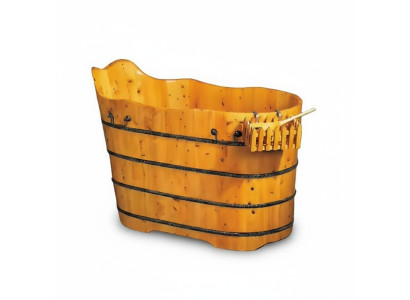 Fitovanna Entspannungsbad Holzzuber Holzbadewanne Badewanne Wanne 120x62 cm