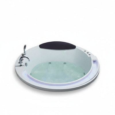 Whirlpool Blubberbad Hydromassagewanne Spa-Bad Whirlwanne 180x180 cm