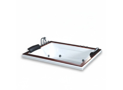Whirlwanne Whirlpool Blubberbad Hydromassagewanne Spa-Bad 180x150 cm