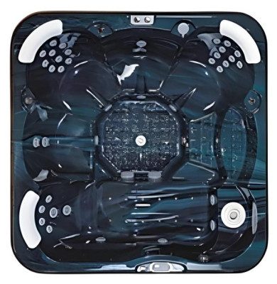 Whirlpool Blubberbad Hydromassagewanne Spa-Bad Whirlwanne 215x215 cm