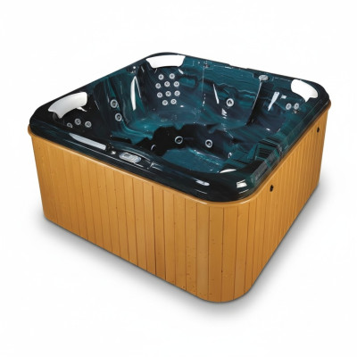 Whirlpool Blubberbad Hydromassagewanne Spa-Bad Whirlwanne 215x215 cm