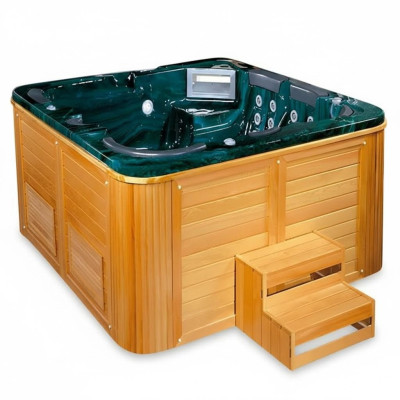 Whirlpool Blubberbad Badefass Spa-Bad Erholungsbecken Thermalwanne 235x220 cm