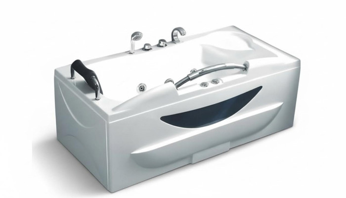 Whirlpool Blubberbad Hydromassagewanne Spa-Bad Whirlwanne 170x88 cm