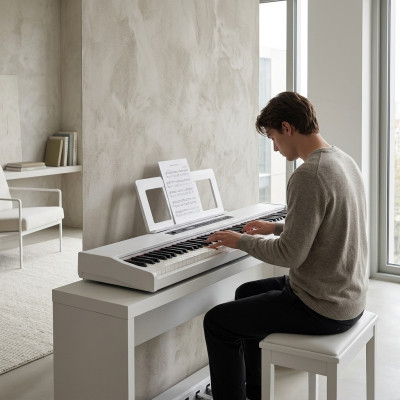 Digitales Klavier in einem eleganten Gehäuse mit hervorragender Klangqualität