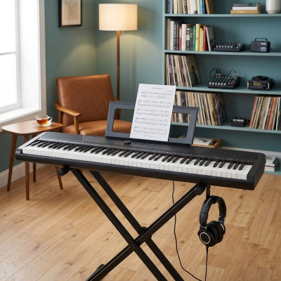 Komfortables Digitalpiano: 88 Tasten, Rhythmen, Bluetooth – ideal für Musiker