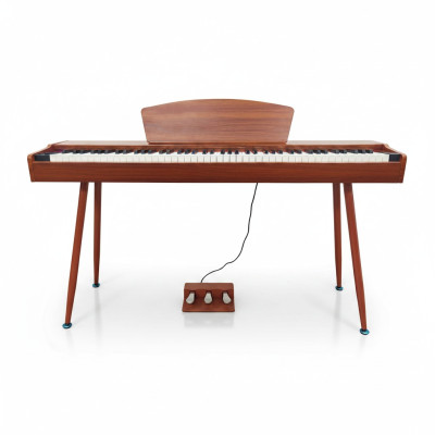Digitales Klavier Piano Heimklavier Digital Keyboard 135cm Kirschrot