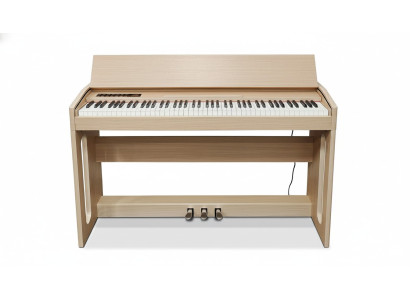 Digitales Klavier Piano Heimklavier Digital Keyboard 130cm Hellbraun