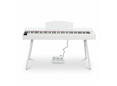 Digitalpiano Weißes Piano Stage Klavier Hochglanz Heimklavier