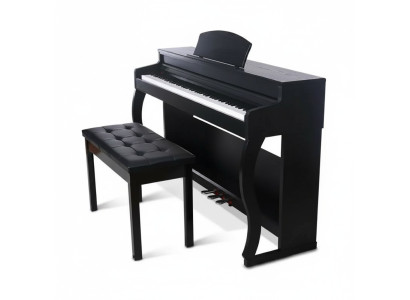 Schwarzes Piano Digitalpiano Stage Klavier Hochglanz Heimklavier