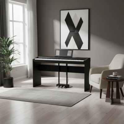 Piano Digitalpiano Stage  Klavier Schwarz Hochglanz Heimklavier