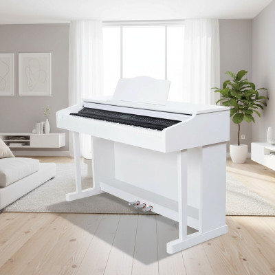 Digitalpiano Stage Piano Klavier Weiß Hochglanz Heimklavier