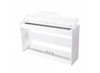 Digitales Klavier Piano Heimklavier Digital Keyboard 137cm Weiß