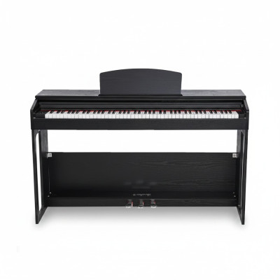 Digitales Klavier Piano Heimklavier Digital Keyboard 138cm Schwarz