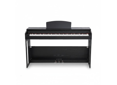 Digitales Klavier Piano Heimklavier Digital Keyboard 138cm Schwarz
