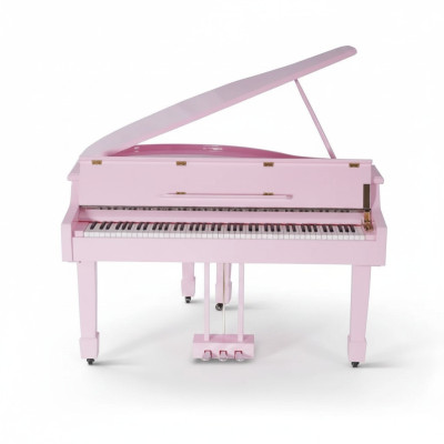 Rosa Flügel Klavier Digitalpiano Flügelklavier Hochglanz Piano