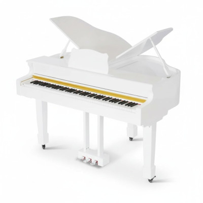 Weiß  Klavier Digitalpiano Flügelklavier Hochglanz Piano Klaviere