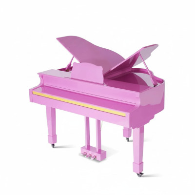 Klavier Digitalpiano Flügelklavier Hochglanz Pinkes Piano Klaviere