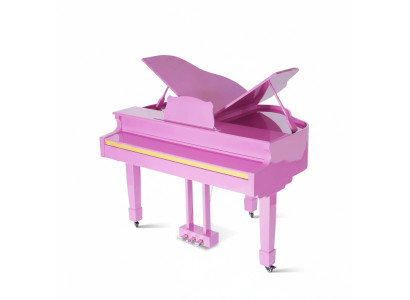Klavier Digitalpiano Flügelklavier Hochglanz Pinkes Piano Klaviere