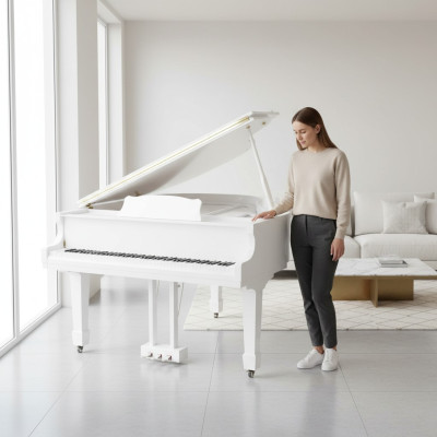 Klavier Digitalpiano Flügelklavier Hochglanz Schwarz Piano Klaviere