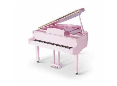 Digitalpiano Flügelklavier Klavier Hochglanz Rosa Piano Klaviere