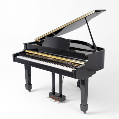 Digitalpiano Flügelklavier Klavier Hochglanz Schwarz Piano