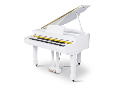 Digitalpiano Flügelklavier Klavier Hochglanz Weiß Piano
