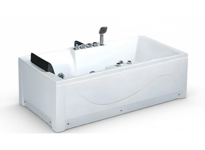 Badewanne Whirlpool Luxuswanne Wellnesswanne Hydromassagewanne 180x85 cm