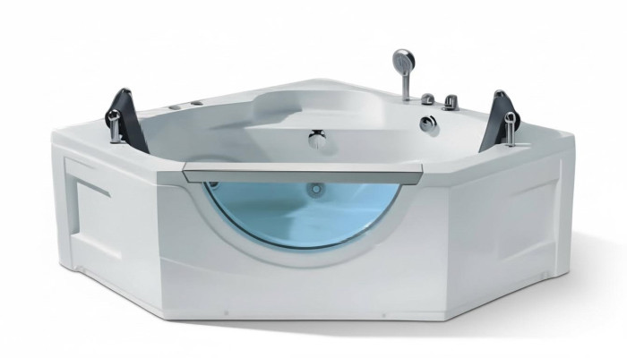 Whirlpool Blubberbad Hydromassagewanne Spa-Bad Whirlwanne 165x165 cm