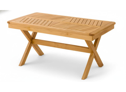Eleganter brauner Esstisch aus Holz für modernes Wohndesign