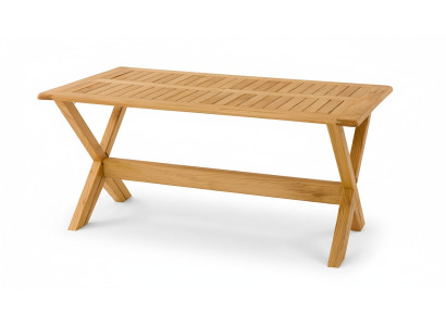 Eleganter brauner Esstisch aus Holz für modernes Esszimmer