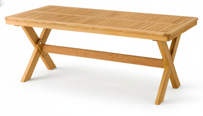 Eleganter brauner Esstisch aus Holz für modernes Esszimmer