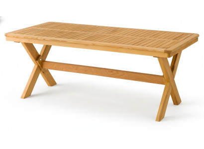 Eleganter brauner Esstisch aus Holz für modernes Esszimmer