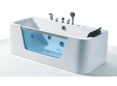Luxuswanne Whirlpool Massagewanne Wellnesswanne Freistehende Wanne 170x80 cm