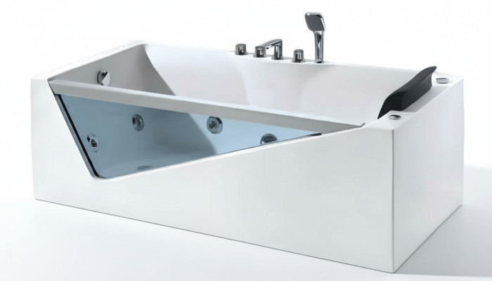 Luxuswanne Hydromassagewanne Badewanne Whirlpool Blubberbad Spa 170x80 cm