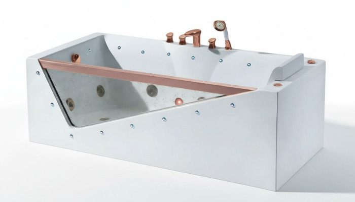 Bad Luxuswanne Blubberbad Whirlpool Badewanne Wellnesswanne Wanne 170x80 cm