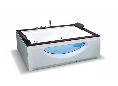 Acrylwanne Massagewanne Whirlpool Luxuswanne Wellnesswanne 180x150 cm