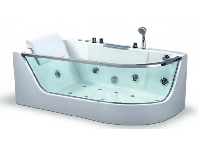 Spa-Bad Badewanne Whirlpool Blubberbad Hydromassagewanne Whirlwanne 165x80 cm