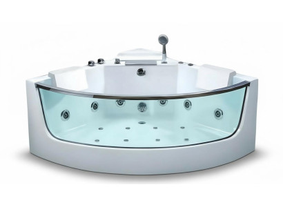 Luxuswanne Massage Badewanne Whirlpool Whirlwanne Hydromassagewanne 138x138 cm