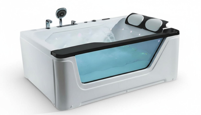 Massagebadewanne Whirlpool Badewanne Blubberbad Spa-Bad Whirlwanne 170x120 cm