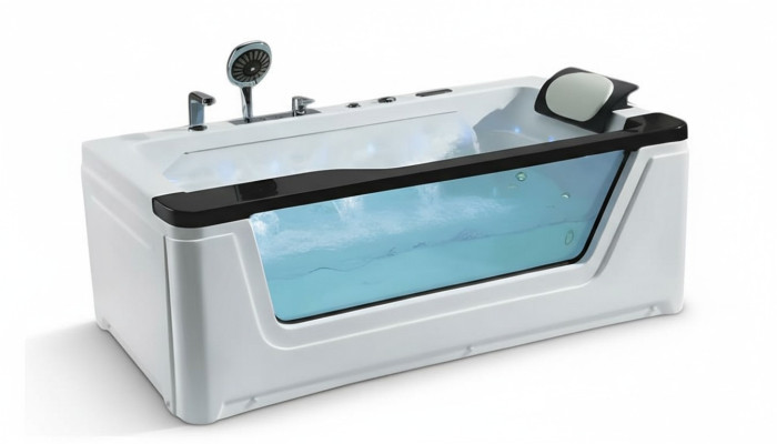 Hydromassagewanne Acrylwanne Whirlpool Komfortwanne Massagewanne 170x90 cm