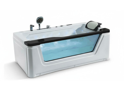 Hydromassagewanne Acrylwanne Whirlpool Komfortwanne Massagewanne 170x90 cm