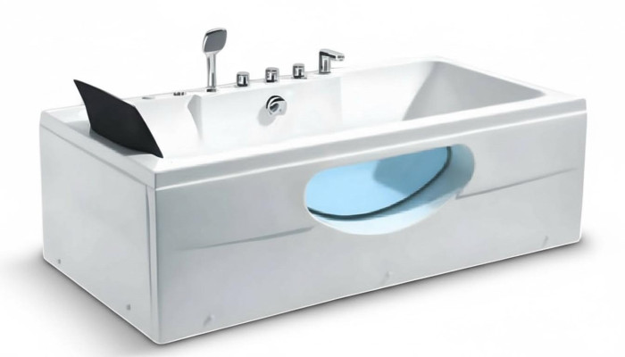 Bad Luxuswanne Whirlpool Badewanne Wellnesswanne Blubberbad Wanne 170x85 cm